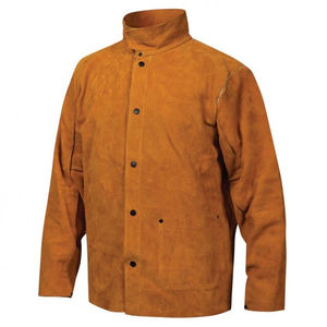 Chaquetas de soldadura de invierno de lona resistente transpirable Ropa de seguridad industrial resistente al fuego - Product Image 3