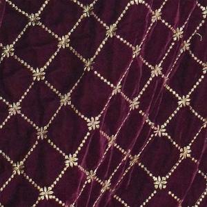 Chales de terciopelo con diseño de retales personalizados, patrones cosidos con estilo único de invierno, decorativos duraderos largos de Color sólido para mujer - Product Image 2