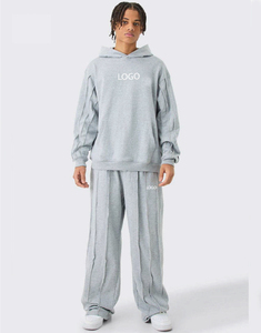 Conjunto Deportivo de 2 Piezas con Capucha y Pantalones Jogger, Diseño Nuevo 2025, Logotipo Personalizado Unisex, Transpirable, de Secado Rápido, Estampado, para Invierno - Product Image 1