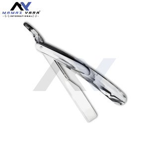 Rasoir professionnel à lame droite en marbre pour barbier, rasoir de salon pour hommes, porte-lame, rasage humide, barbiers, soin à domicile - Product Image 3
