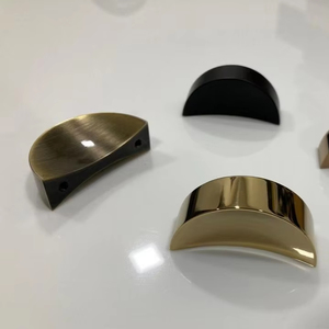 ลูกบิดสแตนเลสทันสมัยและมือจับประตูโลหะผสมสังกะสีสำหรับห้องครัวห้องนอนตู้เสื้อผ้าลิ้นชักบ้านและสำนักงาน - Product Image 1