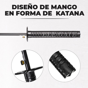 Ombrello a Forma di Katana Orientale, Apertura Automatica, 8 Stecche, Grande Formato, in Nylon 190T, Ideale per Regali Aziendali - Product Image 6