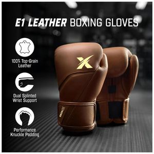 Guantes de Boxeo de Entrenamiento XTREME BOXING GEARS de Alta Calidad, Cuero Genuino, Logotipo Personalizado, 16 oz, Cierre de Velcro para Adultos Profesionales - Product Image 2