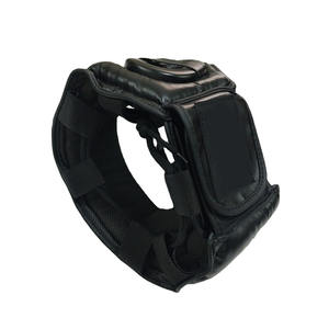 Nuevos protectores de cabeza de cuero Premium para hombres y protección facial completa para Artes Marciales Kick Boxing Head Guard - Product Image 5