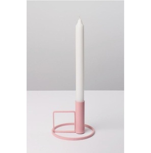 Portavelas artístico de metal con acabado verde, perfecto para una elegante decoración de bodas y un ambiente romántico de velas - Product Image 3