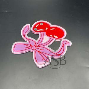 Cherry Bow Sustainable Acrylic Lash Tile Beauty Tool With <b>Magnets</b> Lash Tile Custom Logo Printing OEM Service - Product Image 6