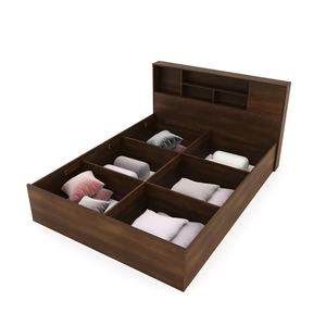 Lit Queen Moza en teck massif, matériaux de haute qualité pour chambre à coucher, hôtel, villa. - Product Image 3