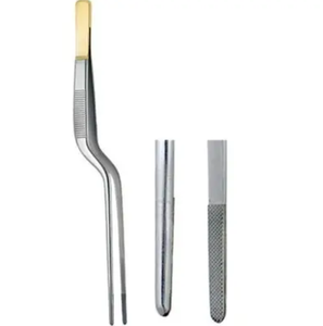 T/C ADSON TISSUE KOCHER FORCEPS 1X2 DIENTES 4,75 "con insertos de carburo de tungsteno por IMANS ENTERPRISES - Product Image 3