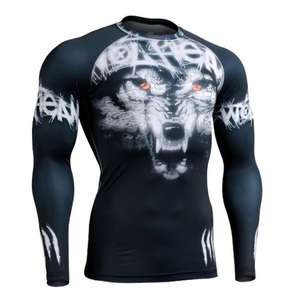 Rashguards à manches longues personnalisés très demandés pour hommes, impression numérique, vêtements de bain, fitness, séchage rapide, respirant, durable, premium - Product Image 2