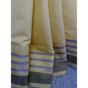 Sari en Tissu Banarasee-Jaune - Product Image 1