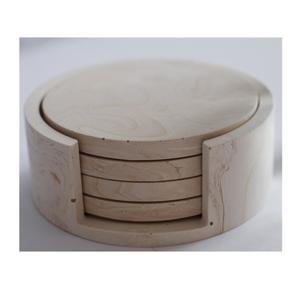 Ensemble de 4 sous-verres de bar Boho Home Decor nice Colour Absorbent Minimalist Wooden With Colors Drink Coaster - Product Image 6