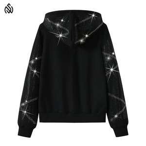 Top qualité Slim Fit dernière conception strass survêtement Top qualité mode strass survêtement personnalisé couleur différente - Product Image 3