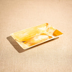 Plateau de service en corne de buffle au design classique et durable, plateau de rangement en corne de buffle le plus vendu pour la cuisine, qualité supérieure - Product Image 1