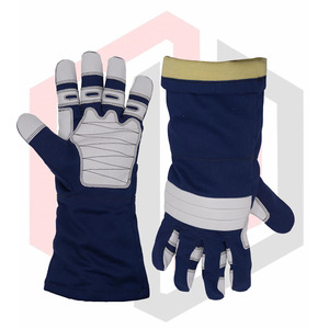 Guantes de soldadura MIG TIG resistentes al fuego resistentes al calor de cuero dividido de gran oferta diseño OEM - Product Image 2