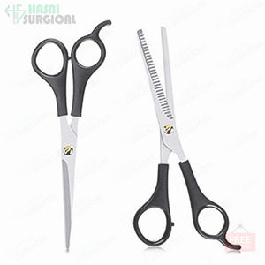 Ciseaux de coiffeur de coiffure professionnels poignée en plastique en acier inoxydable ciseaux amincissants ciseaux de coiffeur - Product Image 2