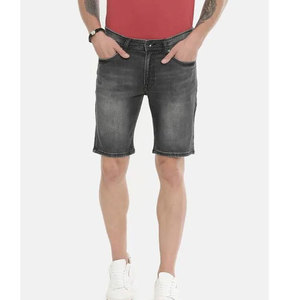 Short d'été respirant taille moyenne personnalisable en coton 100% de haute qualité pour hommes Streetwear à logo droit grande taille délavé vintage - Product Image 3