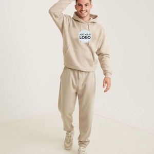 Survêtements 2 pièces pour hommes pulls en molleton survêtements coupe athlétique ensemble de vêtements de jogging à capuche - Product Image 1