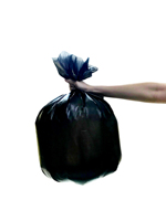 Bolsas de Basura Desechables Negras de PE al por Mayor, Extra Grandes, para Uso Comercial, Revestimiento para Contenedores de Basura, Impresión Industrial, Extrusión