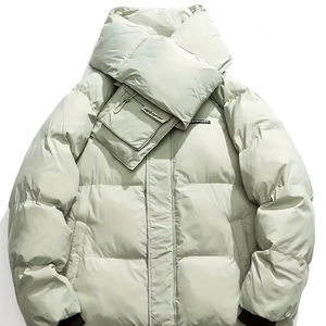 Chaqueta de bombardero de cuero de alta calidad para hombre, chaqueta universitaria con logotipo personalizado de fabricante OEM, bordado de alta calidad de Letterman de invierno - Product Image 1