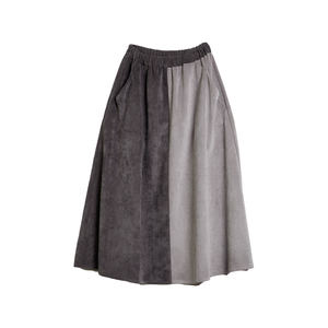 Made in Italy Autumn <b>Winter</b> Women's <b>Skirt</b> with Elastic Waistband Elegant and Comfortable Available in Different Colors - Product Image 1
