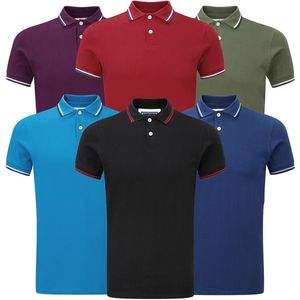 Chemises polo décontractées à manches courtes de style streetwear, prix de gros à faible MOQ, chemises polo pour hommes de haute qualité - Product Image 4