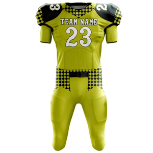 Hot Selling Customized Logo <b>Light</b> Weight American <b>Football</b> Uniform 100% Polyester Material Sports Wear American <b>Football</b> Uniform - Product Image 2