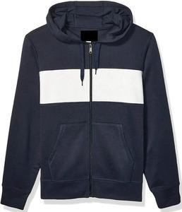 Sudaderas gruesas de lana pesada con bolsillos de carga Sudaderas con cremallera para hombres Sudaderas con capucha con cierre de cordón Doble - Product Image 3