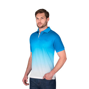 เสื้อโปโลผ้าโพลีเอสเตอร์ของผู้ชายเสื้อกีฬาพิมพ์ลายได้100% - Product Image 4