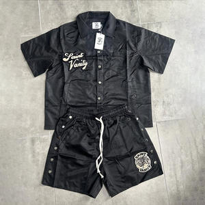 2025 Producto de tendencia Chándal bordado desgastado Reino Unido, Chándal de calle para hombres, Conjunto de chándal para hombres - Product Image 3