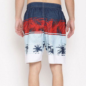 Shorts de bain pour hommes de la meilleure qualité Taille personnalisée Motif solide 100% coton Respirant Mi-taille Style décontracté avec le dernier design - Product Image 4