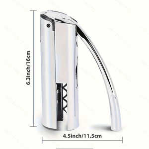 Sacacorchos de Vino de Estilo Moderno Premium con Palanca de Aleación de Zinc y Acero Inoxidable para Uso en el Hogar, Bares y Restaurantes, Regalo Perfecto para las Fiestas - Product Image 6