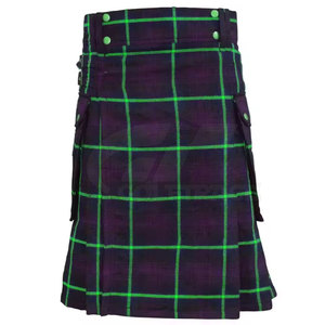 Diseño de Ajuste Cómodo, Kilts Escoceses de Tela de Lana/Algodón, Personalizables para Eventos de Vestimenta Highland - Product Image 6