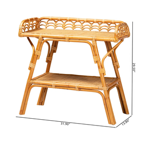 Mini table console en rotin support en rotin pour salon meubles en rotin meubles de maison et décoration de la maison du Vietnam - Product Image 4