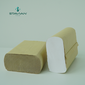 Serviette de cuisine blanche de haute qualité, 2 plis, 7,8 pouces, à déroulement central, technique non tissée, nouvelle micro-gaufrée vierge, 18 GSM, 200 rouleaux - Product Image 4