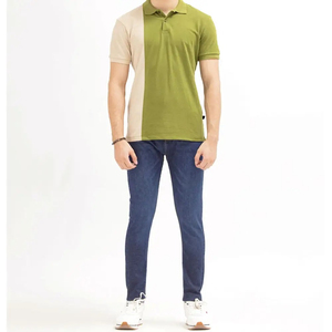 Chemises polo pour hommes en gros, conçues avec un matériau respirant offrant un confort léger et une coupe flexible, personnalisables - Product Image 5