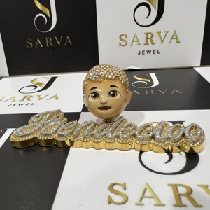 Personalizado 925 Plata 14K 18K oro amarillo joyería fina estilo Vintage Hip Hop colgante para hombres VVS Moissanite colgantes finos encantos - Product Image 6