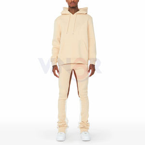 Chándal de 2 piezas de algodón de alta calidad, ropa de calle Unisex, chándal personalizado Dtg con estampado de pantalla Sun Fade Heavyweight para hombre - Product Image 1