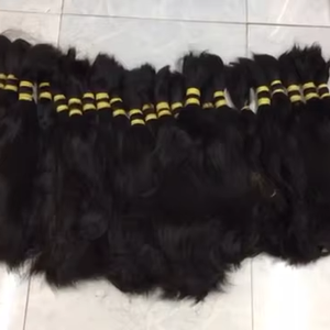 Cheveux humains en vrac cambodgiens vague naturelle vague profonde lâche 100% cheveux vierges Remy Super Double dessiné de haute qualité pas cher prix - Product Image 1