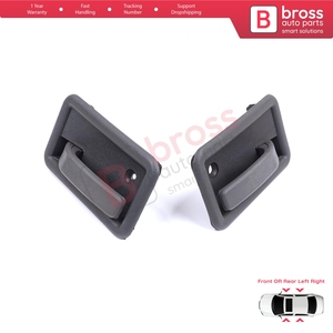 Poignée de porte intérieure avant ou arrière gauche droite BDP1442 Gris pour Clio MK1 1990-1999 Phase 2 1992-2000 7700813585 7700813 - Product Image 2