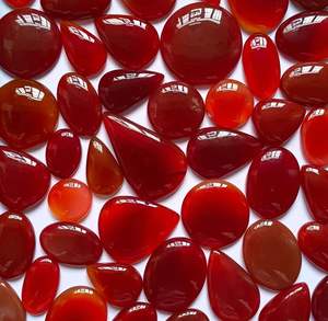 100% cabujón de cornalina envoltura de alambre y fabricación de joyas cornalina piedra preciosa cornalina lote al por mayor - Product Image 2