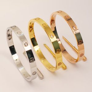 Luxury stainless steel <b>bangles</b> set <b>man</b> woman bracelet for couple with screwdriver <b>bangle</b> for women Valentine's gift - Product Image 2