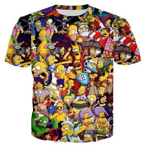 Camiseta de Jersey con Diseño Personalizado de Anime en 3D |   Tejido de punto 100% algodón orgánico |   Camiseta Casual con Estampado Digital |   Transpirable de Secado Rápido |   Plus - Product Image 2