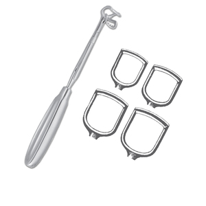 Curette à os Cuillère à os en acier inoxydable 26cm de long Orthopédie vétérinaire Curette à os Longueur 17cm Outil chirurgical orthopédique - Product Image 1