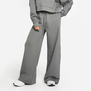 Pantalones de chándal de algodón para mujer, novedad de 2025, 100%, logotipo serigrafiado personalizado, Pantalones de mujer personalizados de Color sólido de peso pesado - Product Image 2