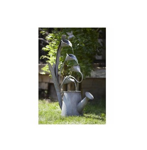 Nouveau modèle arrosoir en métal noir galvanisé arrosoir en acier inoxydable galvanisé de qualité supérieure pour plantes - Product Image 3