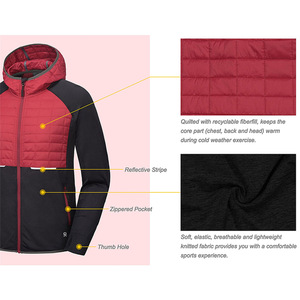Chaqueta ecuestre personalizada al por mayor para mujer, acolchada, ligera, para invierno - Product Image 5