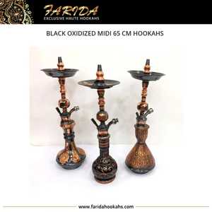 Cachimbas de latón macizo de tamaño mediano 65 cm decorativas egipcias de lujo laca de grabado a mano profunda de calidad superior lujo tradicional - Product Image 5