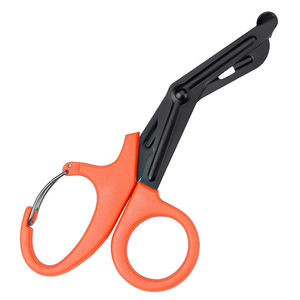 กรรไกรอเนกประสงค์สแตนเลสด้ามจับพลาสติกแหล่งพลังงานด้วยมือสำหรับพยาบาลและการตัดผ้าพันแผล - Product Image 3