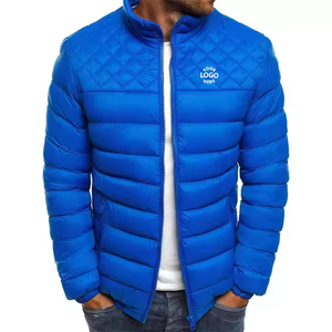 Chaqueta acolchada de utilidad de primavera para hombre, ropa de burbujas de invierno para hombre, fabricante de abrigos, diseñador OEM, logotipo personalizado de lona - Product Image 6