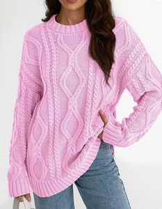 Chandails à col rond en tricot surdimensionnés personnalisés à la mode Queen pour femmes - Product Image 3